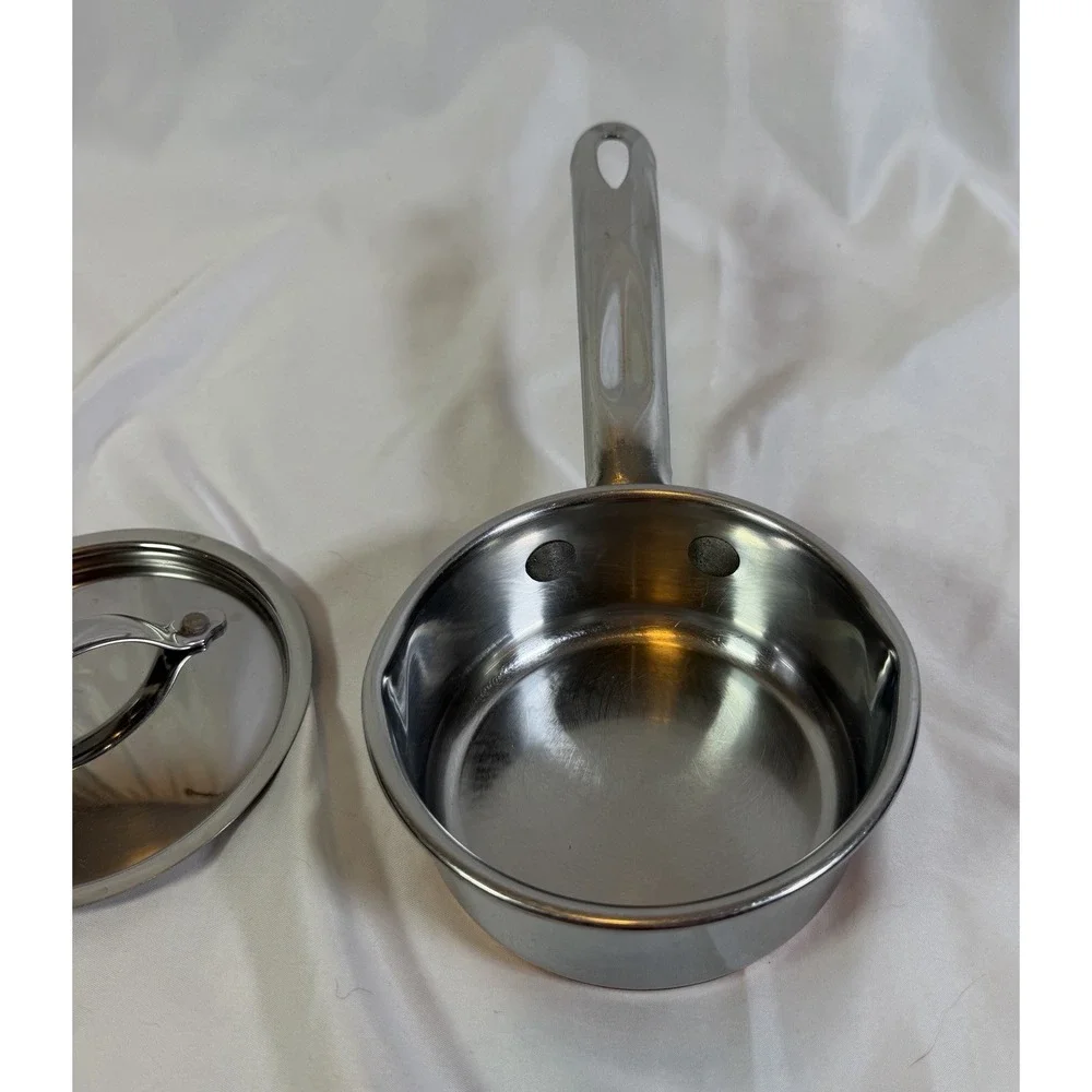 Martha Stewart Everyday 1/2 Quart Stainless Steel Sauce Pan/Pot and lid